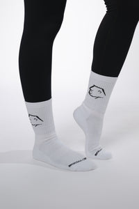 Calze Crew Unisex - Pack x2 bianco