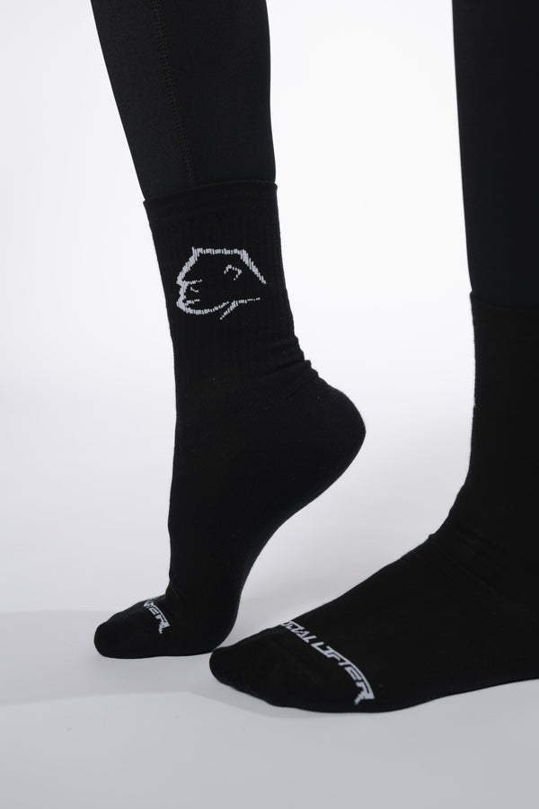 Calze Crew Unisex - Pack x2 nero